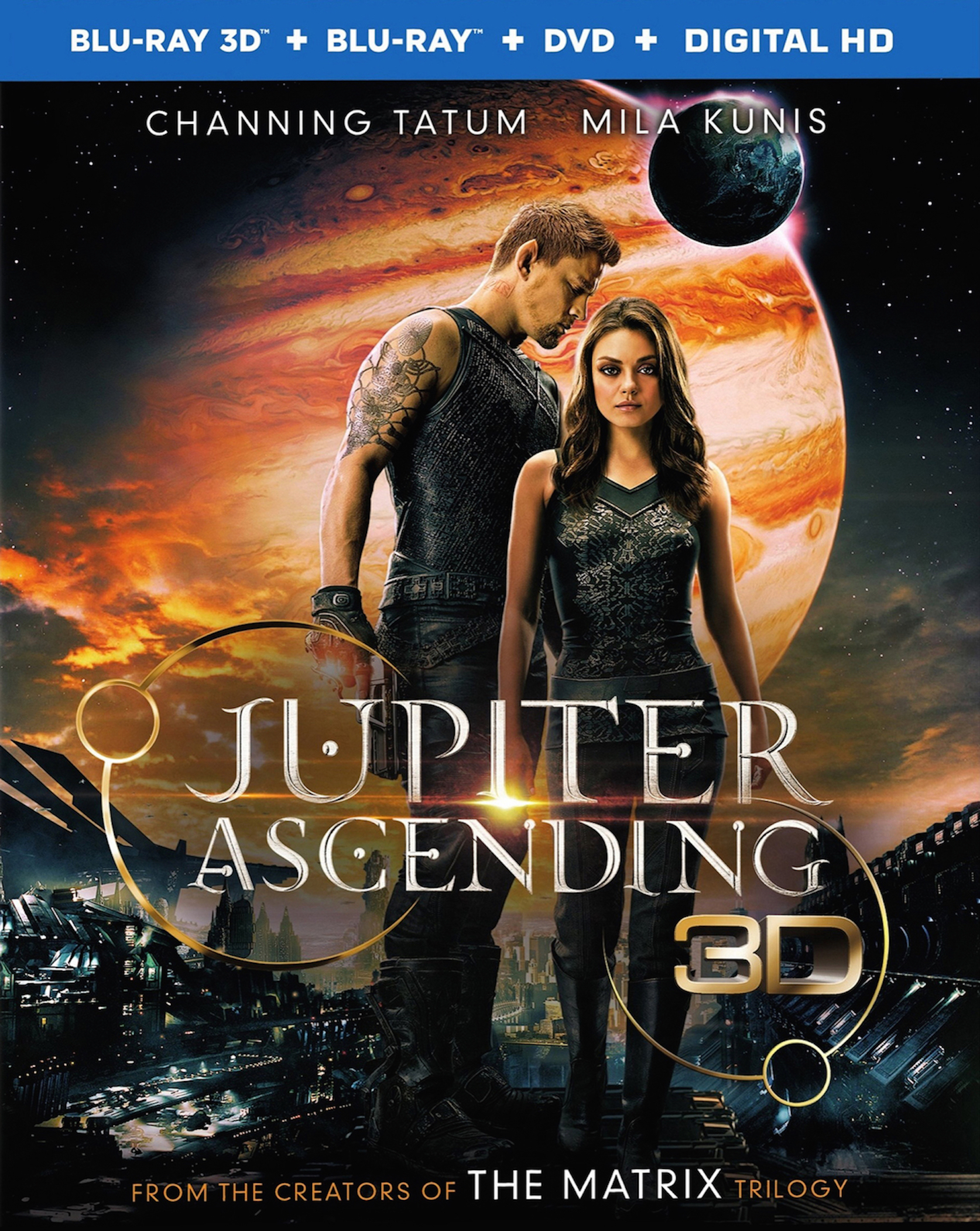 JUPITER ASCENDING -BLU RAY 3D + BLU RAY + DVD -